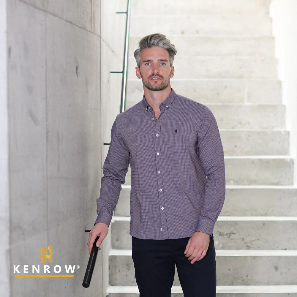 KENROW Men's Tate Shirt - Ruby