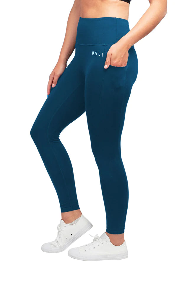 BALI : Intensify Leggings With Side Pocket - Blue