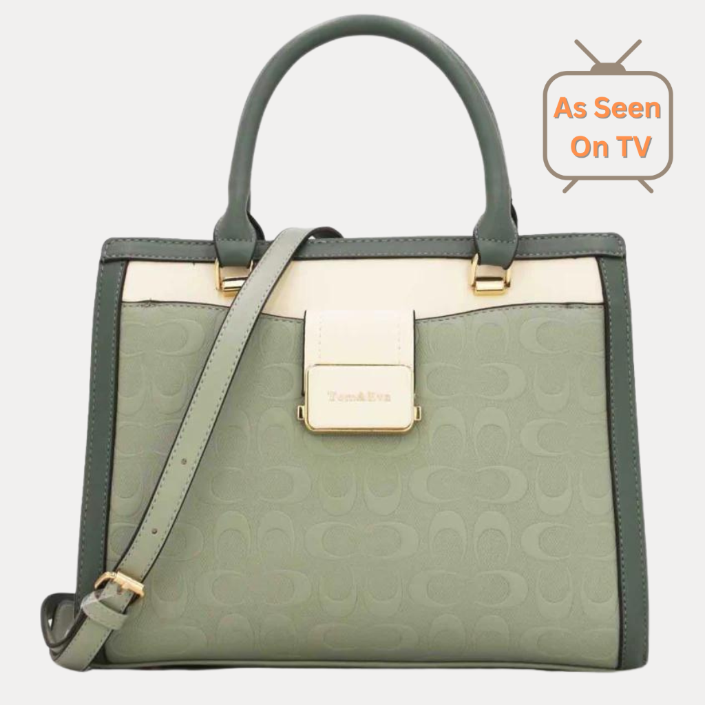 COPE CLOTHING : Vintage Monogram Handbag - Green