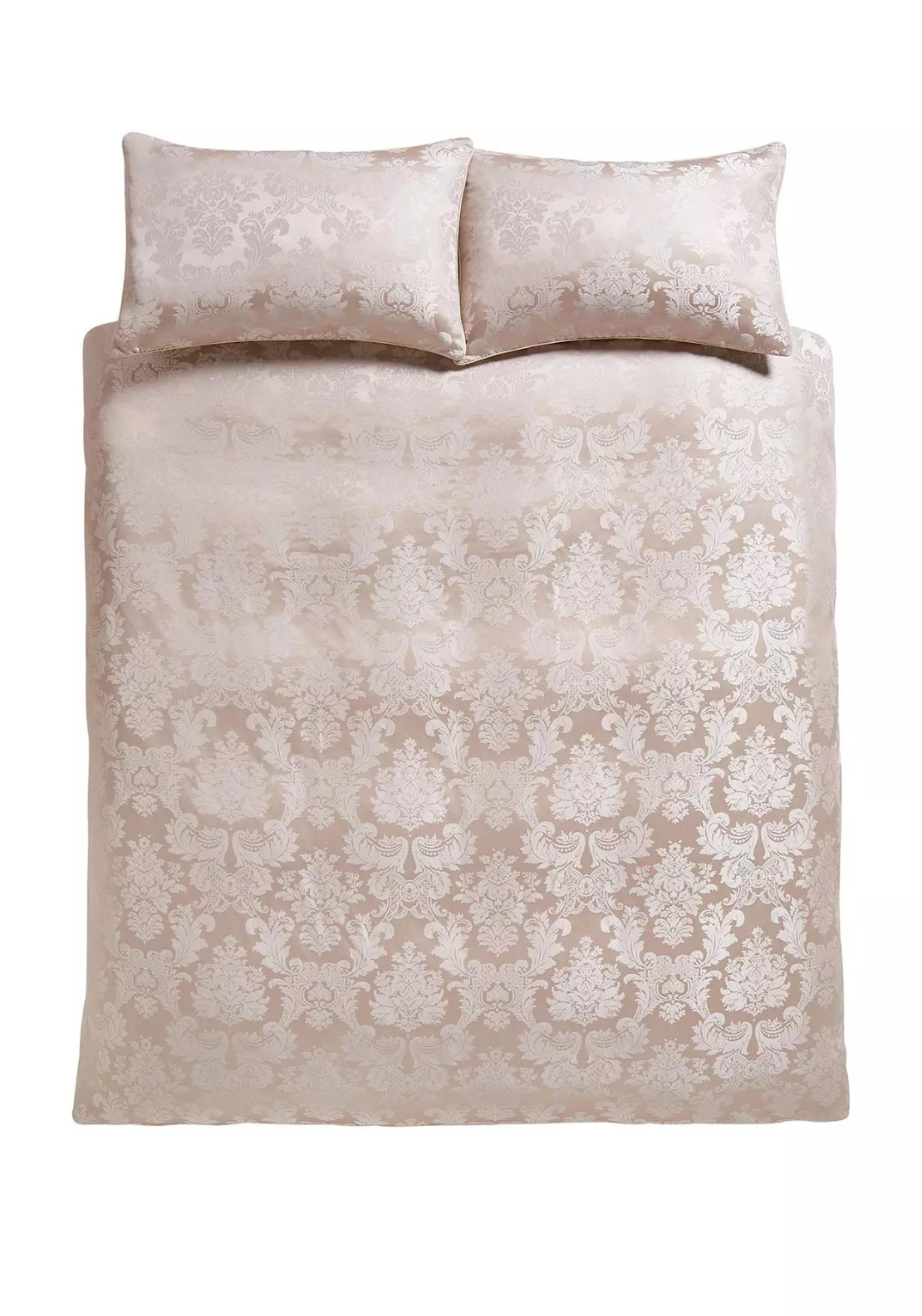 CATHERINE LANSFIELD : Classic Damask Natural Duvet Set