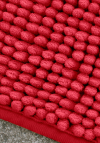 CATHERINE LANSFIELD : Bobble Bath Mat - Red