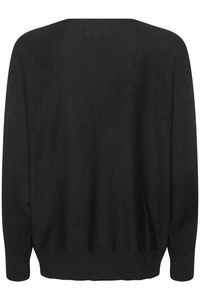 CULTURE : AnneMarie Batwing Jumper - Black