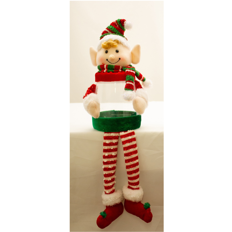 Elf Christmas Sweetie Jar