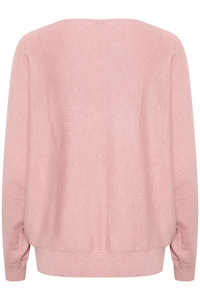 CULTURE : AnneMarie Batwing Jumper - Pale Pink