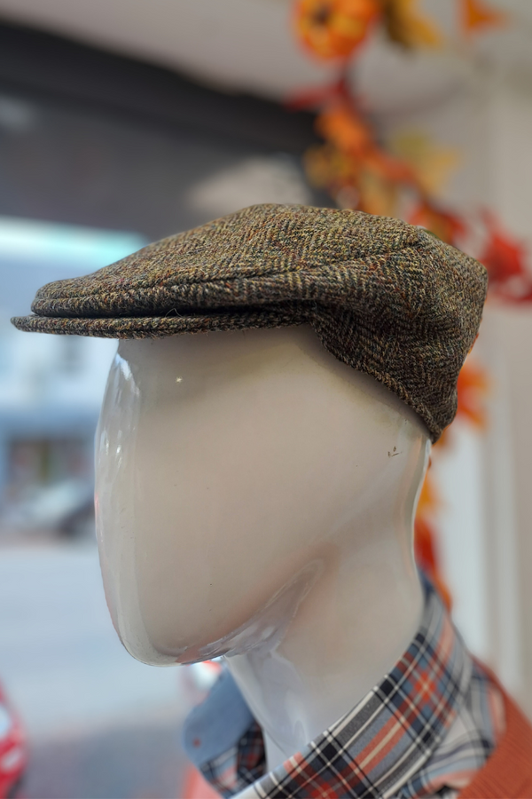 HANNA HATS : Vintage Tweed Peaky Flat Hat