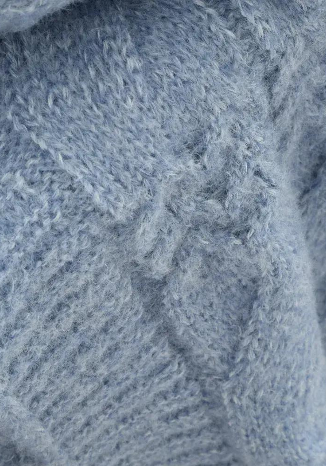 BIANCA Cable Knit Throw 150x200cm - Blue