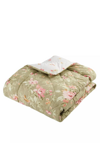 CATHERINE LANSFIELD Bridgerton Penelope Floral Green Bedspread