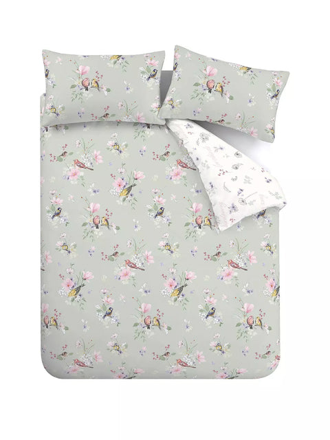 CATHERINE LANSFIELD Songbird Sage Duvet Cover Set