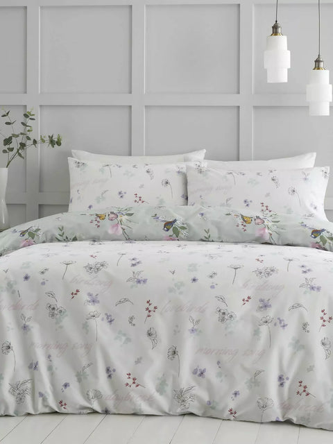 CATHERINE LANSFIELD Songbird Sage Duvet Cover Set