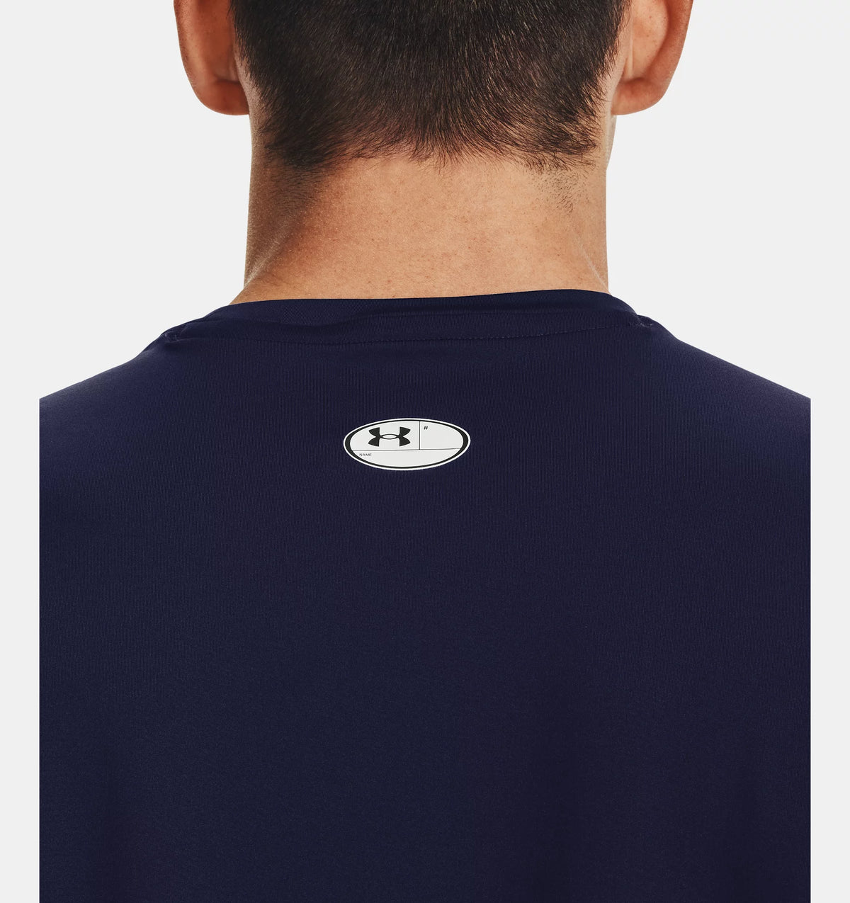 UNDER ARMOUR : Men's HeatGear Fitted T-Shirt - Navy