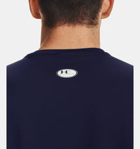 UNDER ARMOUR : Men's HeatGear Fitted T-Shirt - Navy