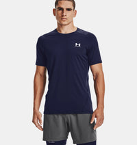 UNDER ARMOUR : Men's HeatGear Fitted T-Shirt - Navy