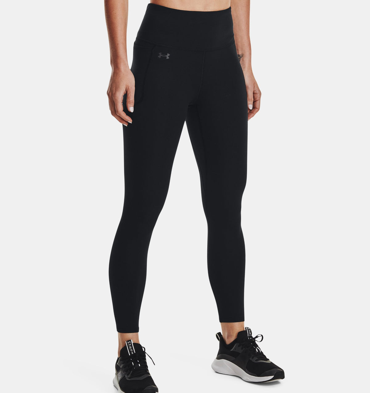 UNDER ARMOUR : Motion Ankle Leggings- Black