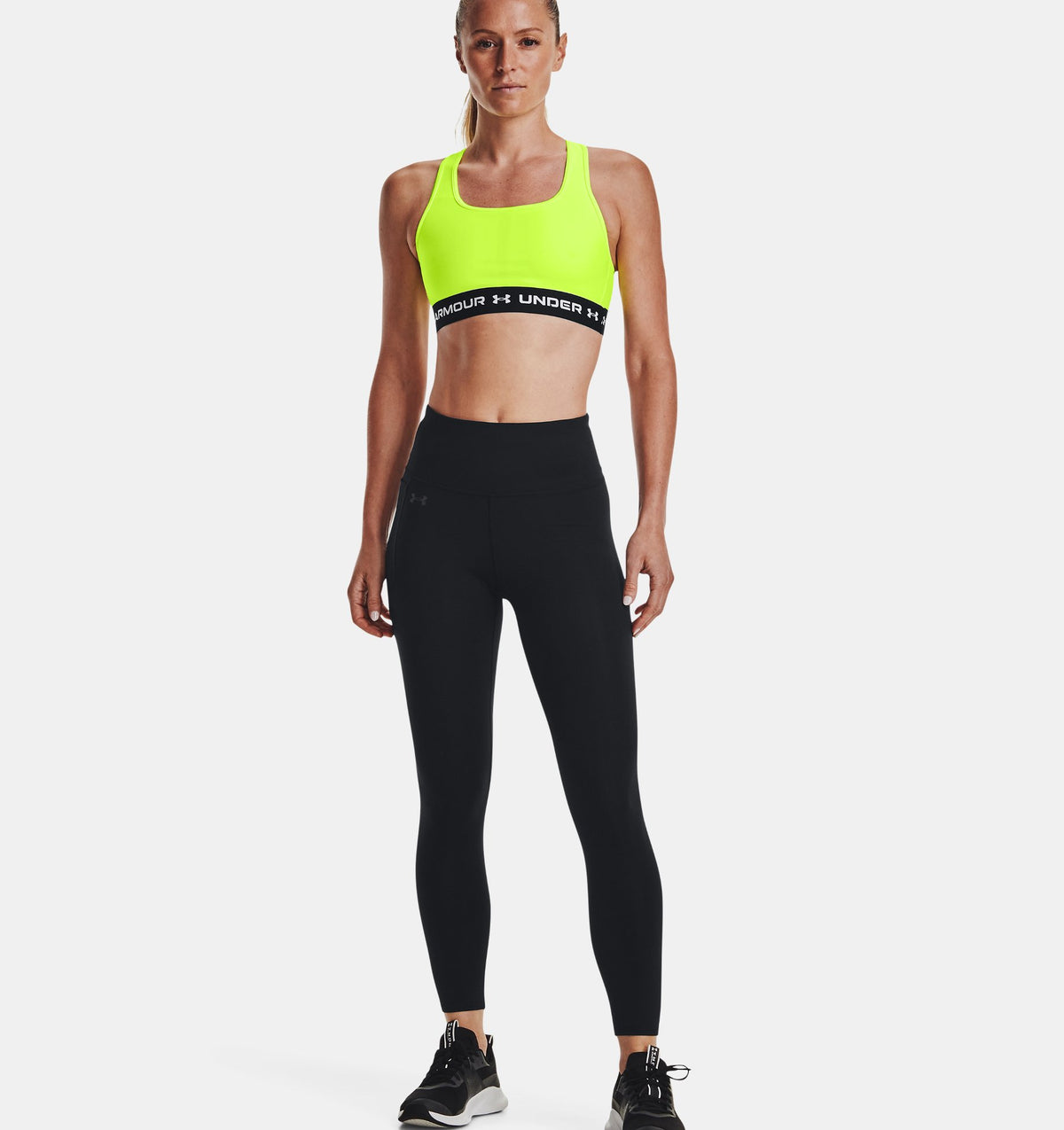 UNDER ARMOUR : Motion Ankle Leggings- Black