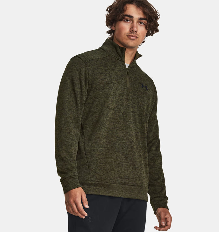 UNDER ARMOUR : Fleece Twist 1/4 Zip - Green