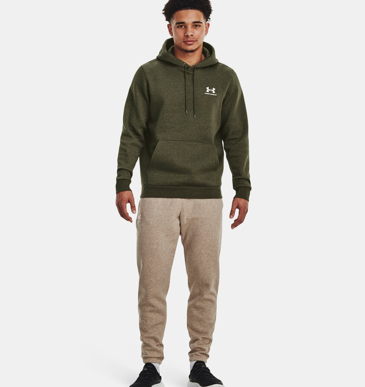 UNDER ARMOUR : Men's Icon Fleece Hoodie - Green