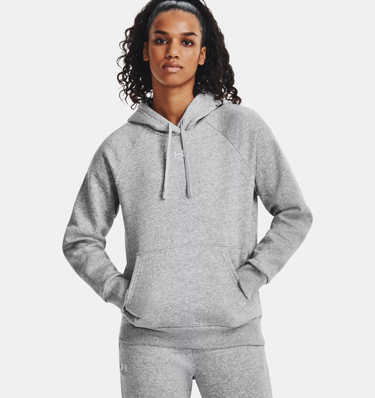 UNDER ARMOUR : Rival Fleece Hoodie - Grey