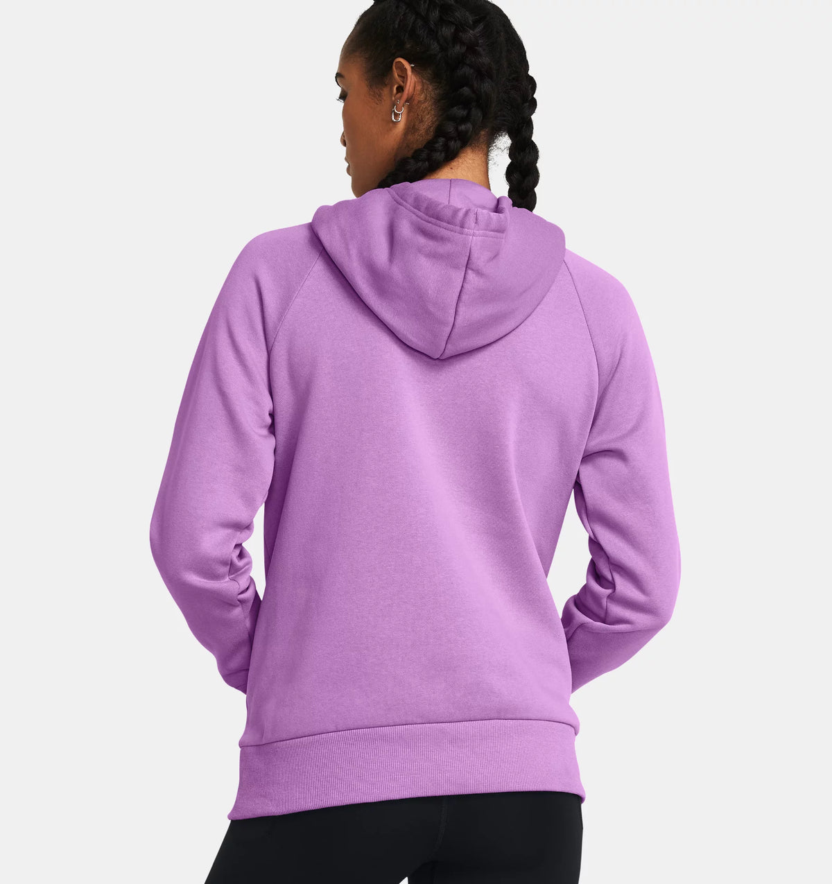 UNDER ARMOUR : Rival Fleece Hoodie - Purple