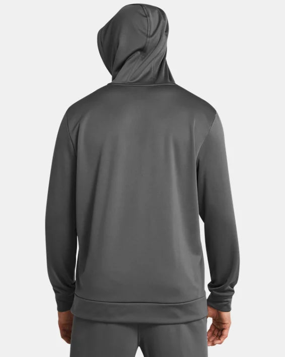 UNDER ARMOUR : Men's Armour Fleece Big Logo Hoodie - Grey