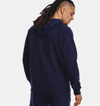 UNDER ARMOUR Men's UA Rival Fleece Logo Hoodie - Navy