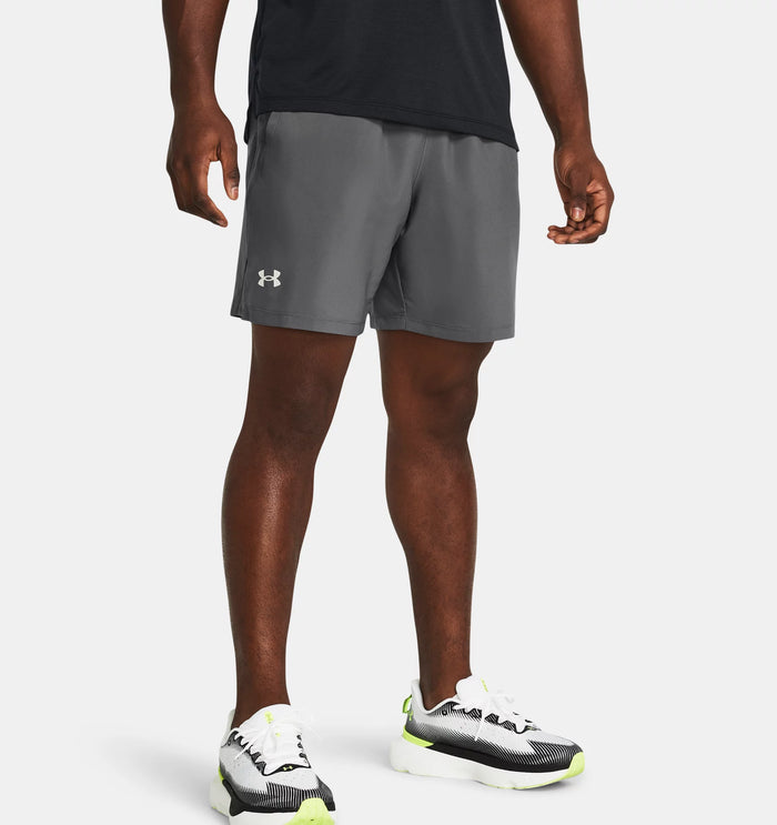 UNDER ARMOUR : Men's Launch Unlined 7" Shorts - Grey