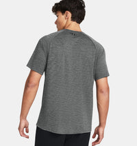 UNDER ARMOUR : Men's UA Tech Textured SS T-Shirt - Grey