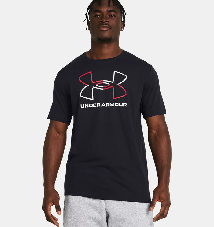 UNDER ARMOUR : Foundation SS T-Shirt - Black