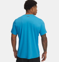 UNDER ARMOUR Men's HeatGear Fitted Short Sleeve - Blue