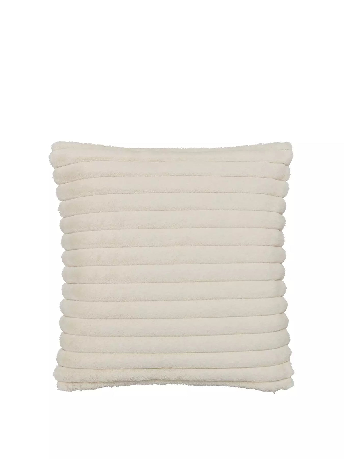 CATHERINE LANSFIELD : Cosy Ribbed Cushion - Cream