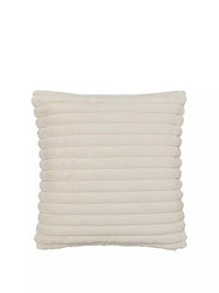 CATHERINE LANSFIELD : Cosy Ribbed Cushion - Cream