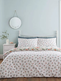 CATHERINE LANSFIELD Pippa Floral Birds Duvet Set