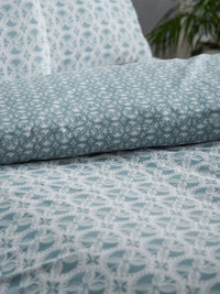 CATHERINE LANSFIELD Sardinia Tile Duvet Set - Seafoam