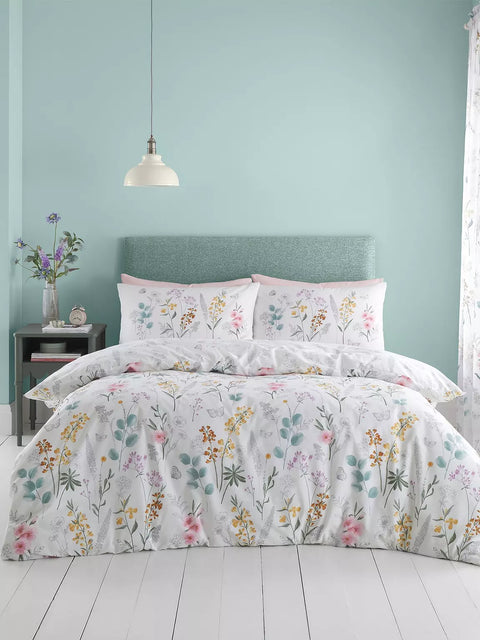 CATHERINE LANSFIELD Emilia Floral Reversible Duvet Cover Set