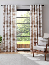 CATHERINE LANSFIELD : Ombre Texture Thermal Curtains - Natural