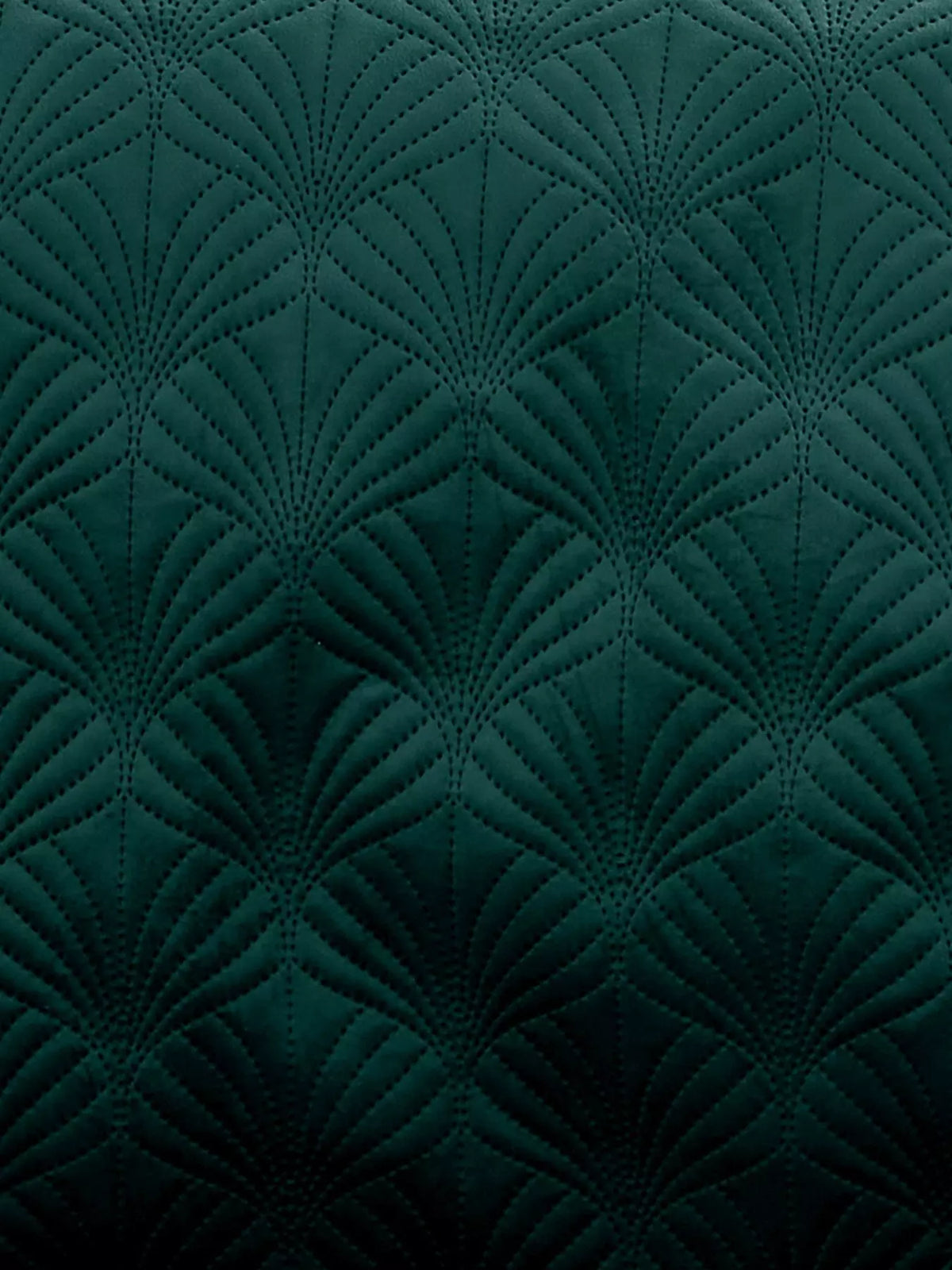 CATHERINE LANSFIELD Art Deco Pearl Bedspread - Teal