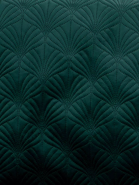 CATHERINE LANSFIELD Art Deco Pearl Bedspread - Teal