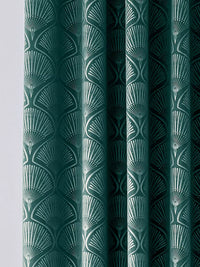 CATHERINE LANSFIELD Art Deco Pearl Curtains 66x72" - Teal