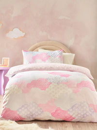 CATHERINE LANSFIELD Soft as a Cloud Kids Duvet Cover Set - Pink