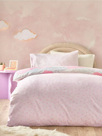 CATHERINE LANSFIELD Soft as a Cloud Kids Duvet Cover Set - Pink