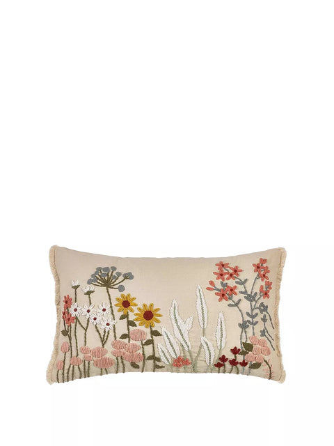 CATHERINE LANSFIELD Countryside Floral Filled Cushion 30x50cm