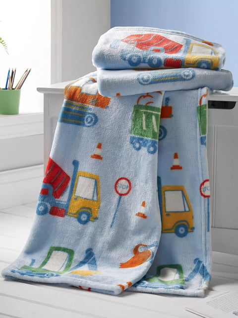 CATHERINE LANSFIELD Digger Dreams Blanket Throw - Blue