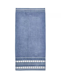 CATHERINE LANSFIELD Anchor Beach Lounger Towel - Blue