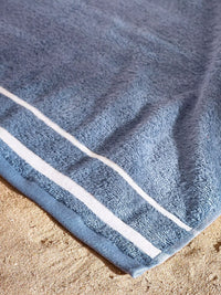 CATHERINE LANSFIELD Anchor Beach Lounger Towel - Blue