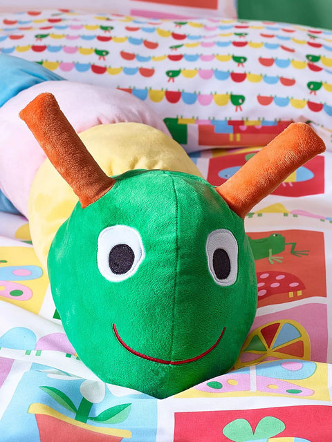 CATHERINE LANSFIELD Charlee the Caterpillar 3D Cushion