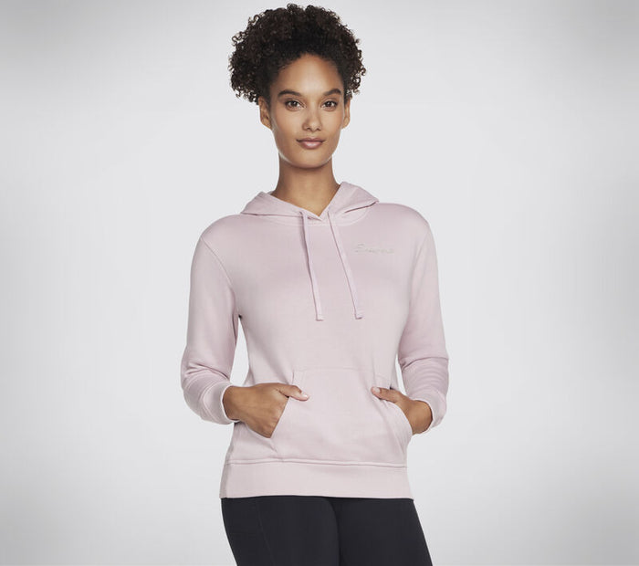 SKECHERS : Signature Pullover Hoodie - Pink