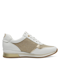 MARCO TOZZI : Trainers - White/Gold