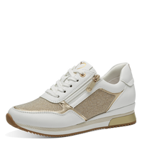 MARCO TOZZI : Trainers - White/Gold