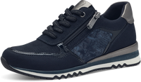 MARCO TOZZI : Ladies Side Zip Trainers - Navy