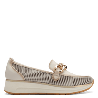 MARCO TOZZI : Slip On Shoe - Cream