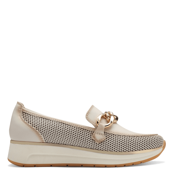 MARCO TOZZI : Slip On Shoe - Cream